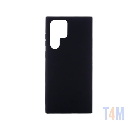 Capa de Silicone para Samsung Galaxy S22 Ultra Preto